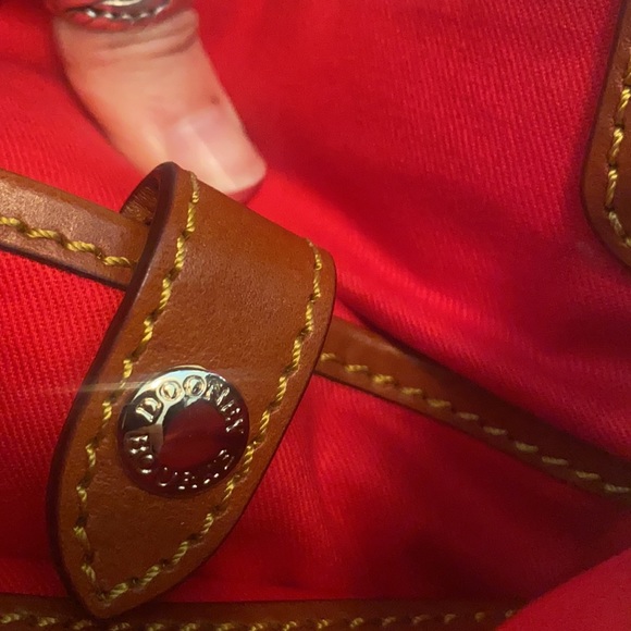 EUC Dooney & Bourke navy initial over shoulder satchel - Picture 13 of 16